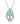 Sterling Silver Necklace with Cubic Zirconia Diamonds - Rachel Fine Jewelry