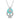 Sterling Silver Necklace with Cubic Zirconia Diamonds - Rachel Fine Jewelry