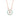 Sterling silver 18 k rose gold plated necklace round sterling silver necklace with cubic zirconia diamond dainty sterling silver necklace Rachel Fine Jewelry