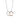 Sterling Silver Necklace with Two Rings - Rachel Fine Jewelry