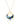 Blue Shades Oil Drip Pendant Necklace