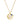 Bunny Shape with Blue Diamond Gold Necklace